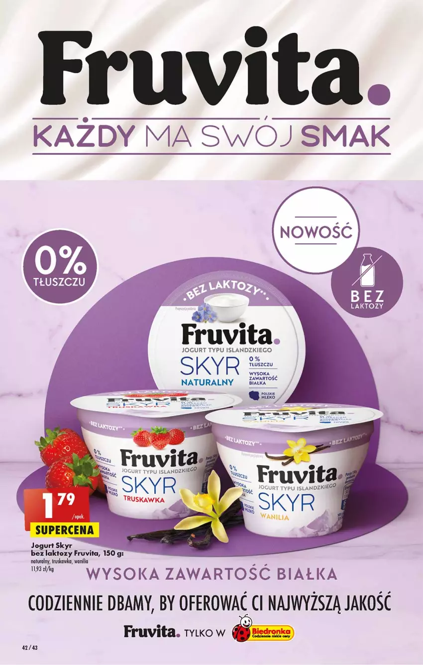 Gazetka promocyjna Biedronka - W tym tygodniu - ważna 24.03 do 30.03.2022 - strona 42 - produkty: Isla, Jogurt, Sok