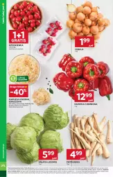Gazetka promocyjna Stokrotka - Supermarket - Gazetka - ważna od 28.01 do 28.01.2026 - strona 6 - produkty: Cebula, Warzywa, Gra, Pietruszka, Sałata lodowa, Papryka czerwona, Papryka, Sałat, Optima, Owoce, Rzodkiewka, Mięso