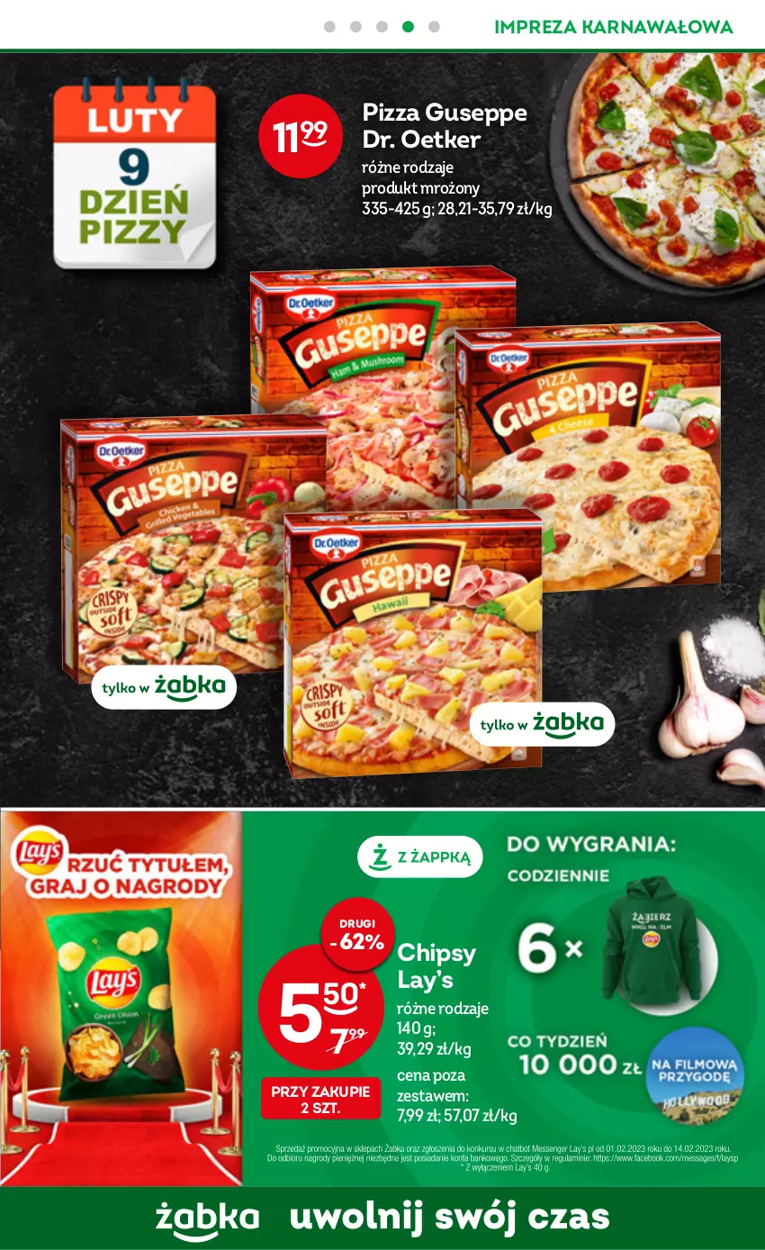 Gazetka promocyjna Żabka - ważna 01.02 do 07.02.2023 - strona 13 - produkty: Chipsy, Dr. Oetker, Lay’s, Pizza