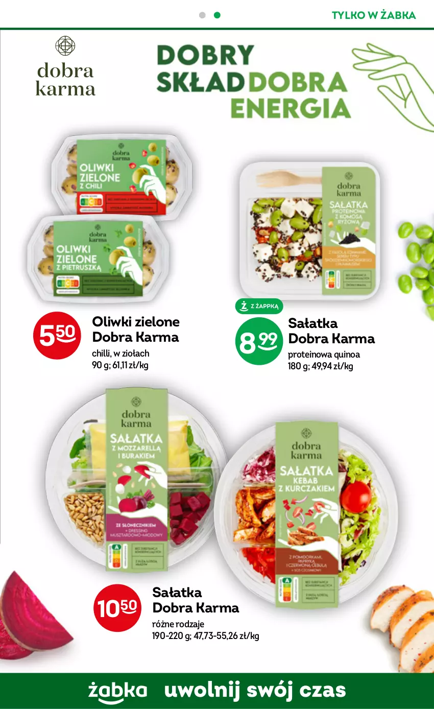 Gazetka promocyjna Żabka - ważna 01.02 do 07.02.2023 - strona 33 - produkty: Oliwki, Oliwki zielone, Quinoa, Sałat, Sałatka