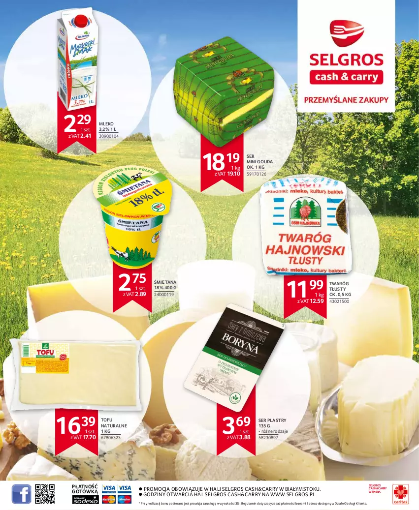 Gazetka promocyjna Selgros - Extra Oferta - ważna 01.10 do 31.10.2021 - strona 43 - produkty: Gouda, LG, Mleko, Ser, Sok, Tofu, Twaróg, Twaróg tłusty