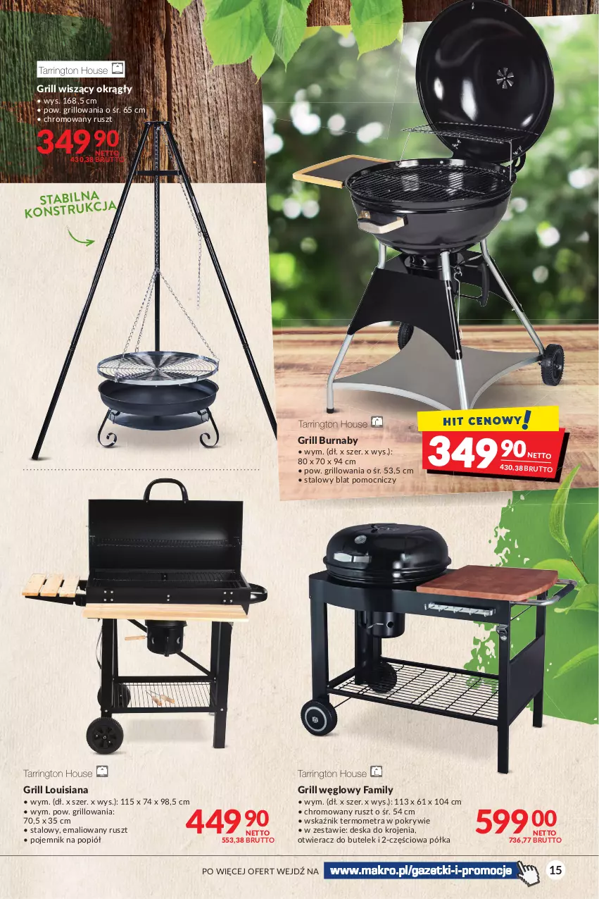 Gazetka promocyjna Makro - [Oferta specjalna] Grilluj z nami - ważna 19.04 do 02.05.2022 - strona 15 - produkty: Deska do krojenia, Fa, Grill, Otwieracz, Pojemnik, Półka, Termometr