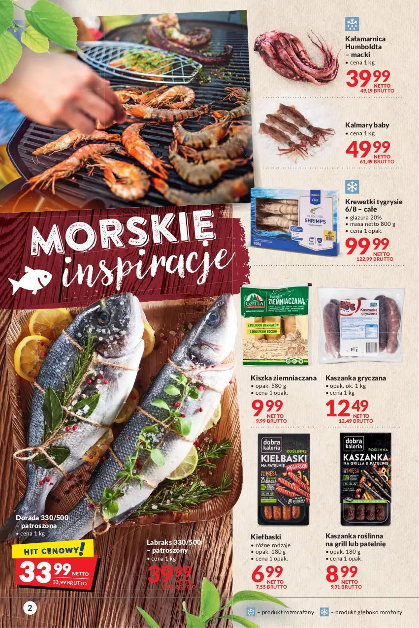 Gazetka promocyjna Makro - [Oferta specjalna] Grilluj z nami - ważna 19.04 do 02.05.2022 - strona 2 - produkty: Arnica, Glazura, Grill, Gry, Kalmar, Kalmary, Kasza, Kaszanka, Krewetki, Lazur