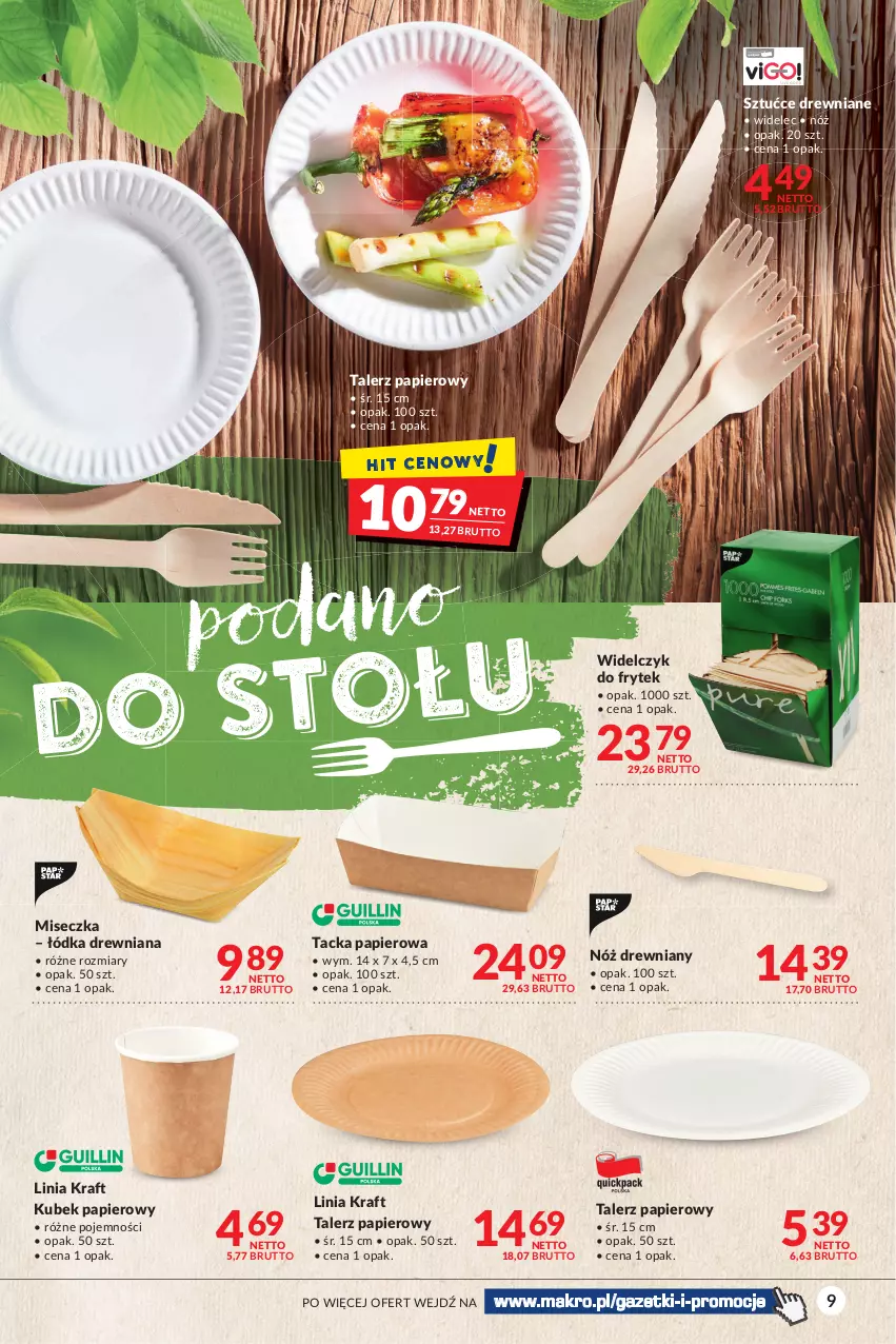 Gazetka promocyjna Makro - [Oferta specjalna] Grilluj z nami - ważna 19.04 do 02.05.2022 - strona 9 - produkty: Kubek, Kubek papierowy, Miseczka, Papier, Talerz, Talerz papierowy, Widelec