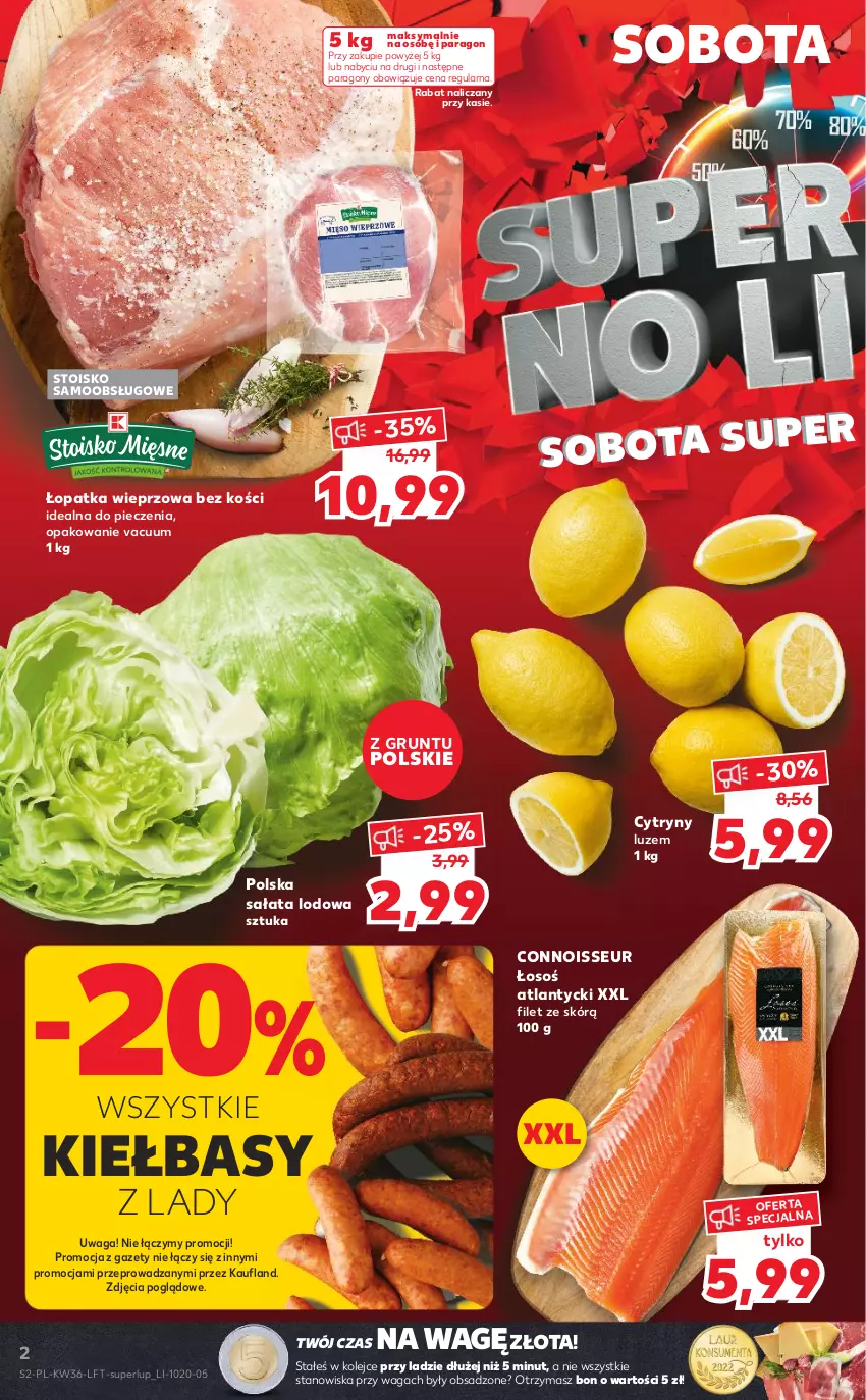 Gazetka promocyjna Kaufland - OFERTA TYGODNIA - ważna 08.09 do 14.09.2022 - strona 2 - produkty: Cytryny, Grunt, Olej, Piec, Sałat, Sałata lodowa, Waga