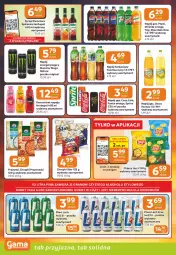 Gazetka promocyjna Gama - Gazetka Gama - Gazetka - ważna od 11.08 do 11.08.2026 - strona 10 - produkty: Piwa, Piwo, Piec, Gin, Gra, 7up, Chipsy, Mirinda, Chrupki, Pepsi, Przysnacki, Syrop, Fanta, Sprite, Napój, Herbapol, Hortex, Fa