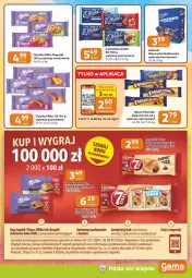Gazetka promocyjna Gama - Gazetka Gama - Gazetka - ważna od 11.08 do 11.08.2026 - strona 5 - produkty: Ciastka, Cukier, 7 Days, Rogal, Czekolada, Baton, Cukierki, Kakao, Milka, Mieszanka wedlowska