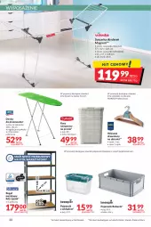 Gazetka promocyjna Makro - [Oferta promocyjna] Artykuły spożywcze i przemysłowe - Gazetka - ważna od 25.07 do 25.07.2022 - strona 20 - produkty: Stół warsztatowy, Ubrania, Sok, Deska do prasowania, Wieszak, Stół, Suszarka do ubrań, Kosz, Pojemnik, Regał, Kosz rattanowy, Suszarki, Suszarka, Regał metalowy