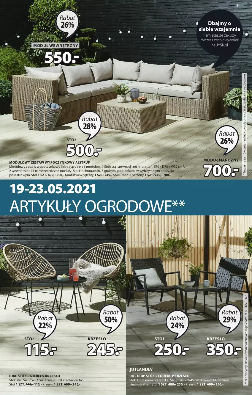 Gazetka promocyjna Jysk - Oferta tygodnia - ważna 19.05 do 01.06.2021 - strona 6 - produkty: Artwood, Krzesło, Mięta, Poduszka, Stół