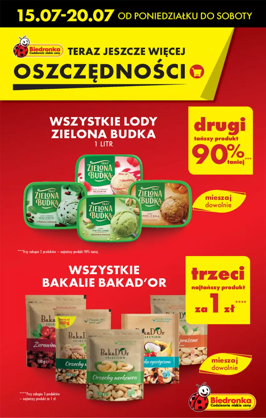 Gazetka promocyjna Biedronka - Od poniedzialku - ważna 15.07 do 20.07.2024 - strona 10 - produkty: Lody, Tera, Zielona Budka