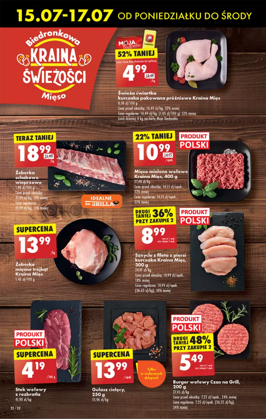 Gazetka promocyjna Biedronka - Od poniedzialku - ważna 15.07 do 20.07.2024 - strona 26 - produkty: Burger, Dron, Grill, Kurczak, LG