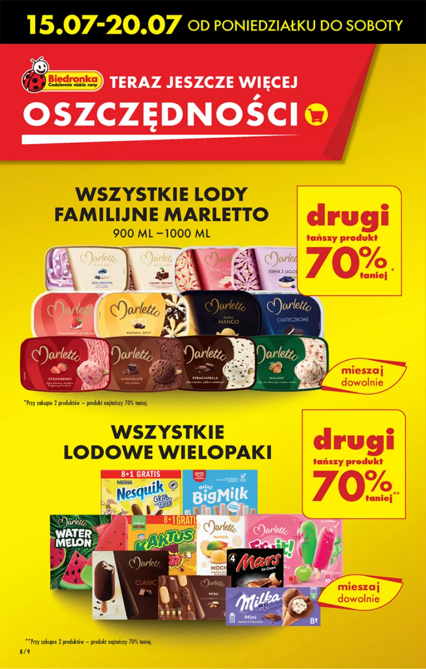 Gazetka promocyjna Biedronka - Od poniedzialku - ważna 15.07 do 20.07.2024 - strona 9 - produkty: Fa, Gra, Lody