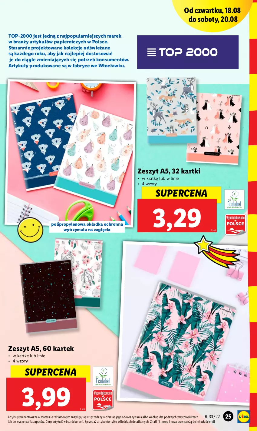 Gazetka promocyjna Lidl - GAZETKA - ważna 16.08 do 20.08.2022 - strona 27 - produkty: Fa, Papier, Top