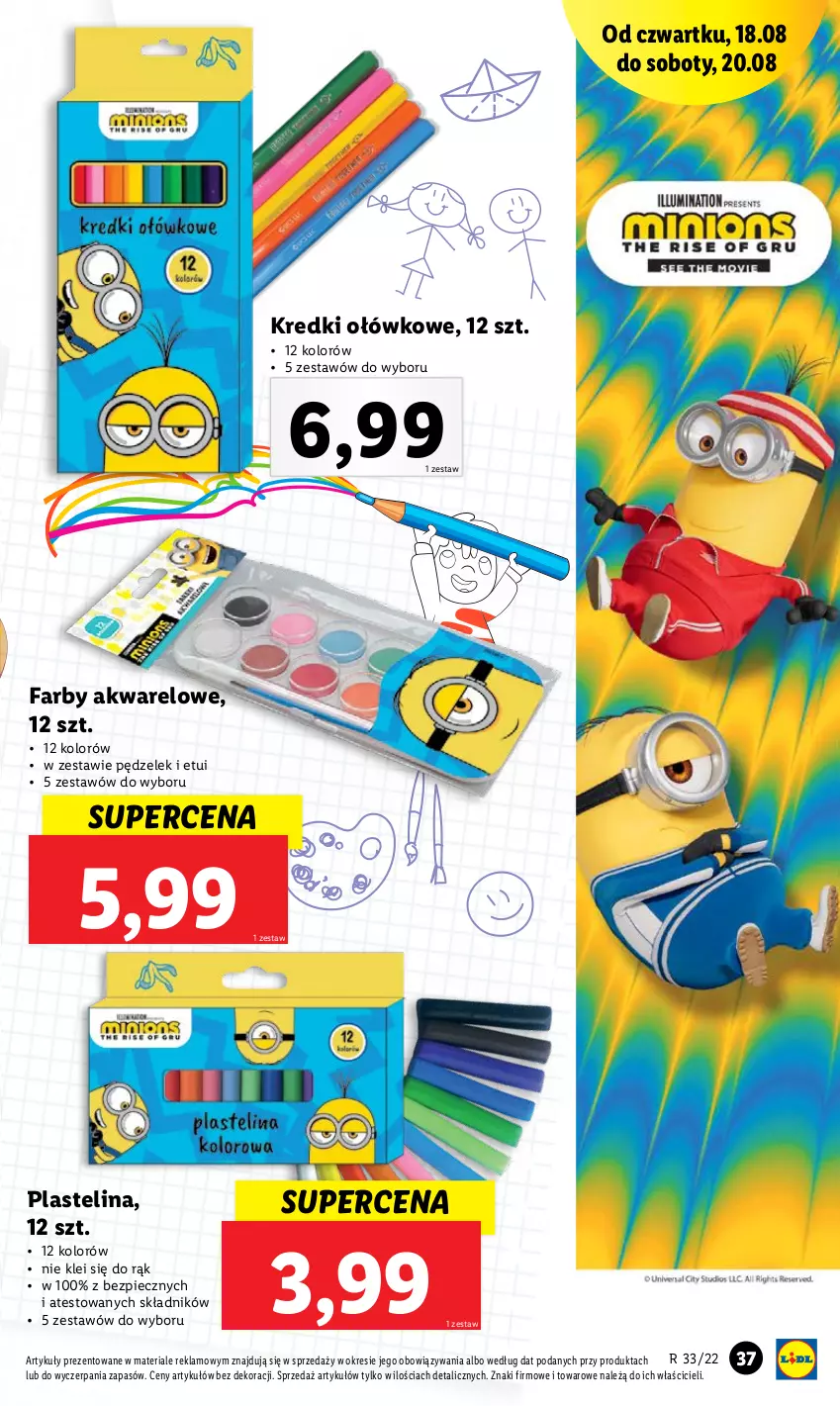 Gazetka promocyjna Lidl - GAZETKA - ważna 16.08 do 20.08.2022 - strona 39 - produkty: Fa, Piec, Plastelina