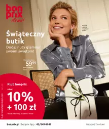 Gazetka promocyjna Bonprix - Olśniewaj swoim blaskiem - Gazetka - ważna od 22.05 do 22.05.2023 - strona 1 - produkty: Top, Kosz, Kolczyki, Nuty