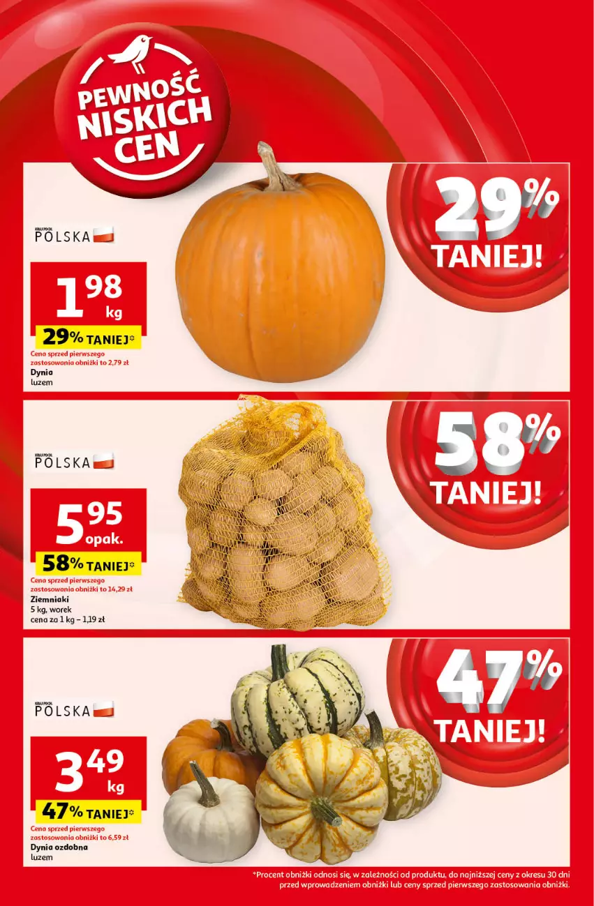 Gazetka promocyjna Auchan - Gazetka Pewność Niskich Cen Supermarket Auchan - ważna 17.10 do 23.10.2024 - strona 6 - produkty: Ziemniaki