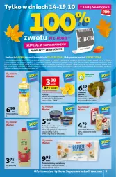 Gazetka promocyjna Auchan - Gazetka Pewność Niskich Cen Supermarket Auchan - Gazetka - ważna od 23.10 do 23.10.2024 - strona 3 - produkty: Sos, Sok, Ser, Rum, Papier, Cytryny, Kawa, Ziemniaki, Papier toaletowy, Siatka, Sok jabłkowy, Czekolada, Tuńczyk, Olej rzepakowy, Deser, Olej