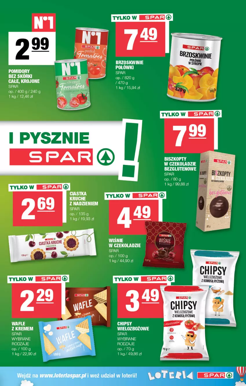 Gazetka promocyjna Spar - Spar - ważna 01.10 do 11.10.2023 - strona 11 - produkty: Brzoskwinie, Chipsy, Ciastka, Ryż