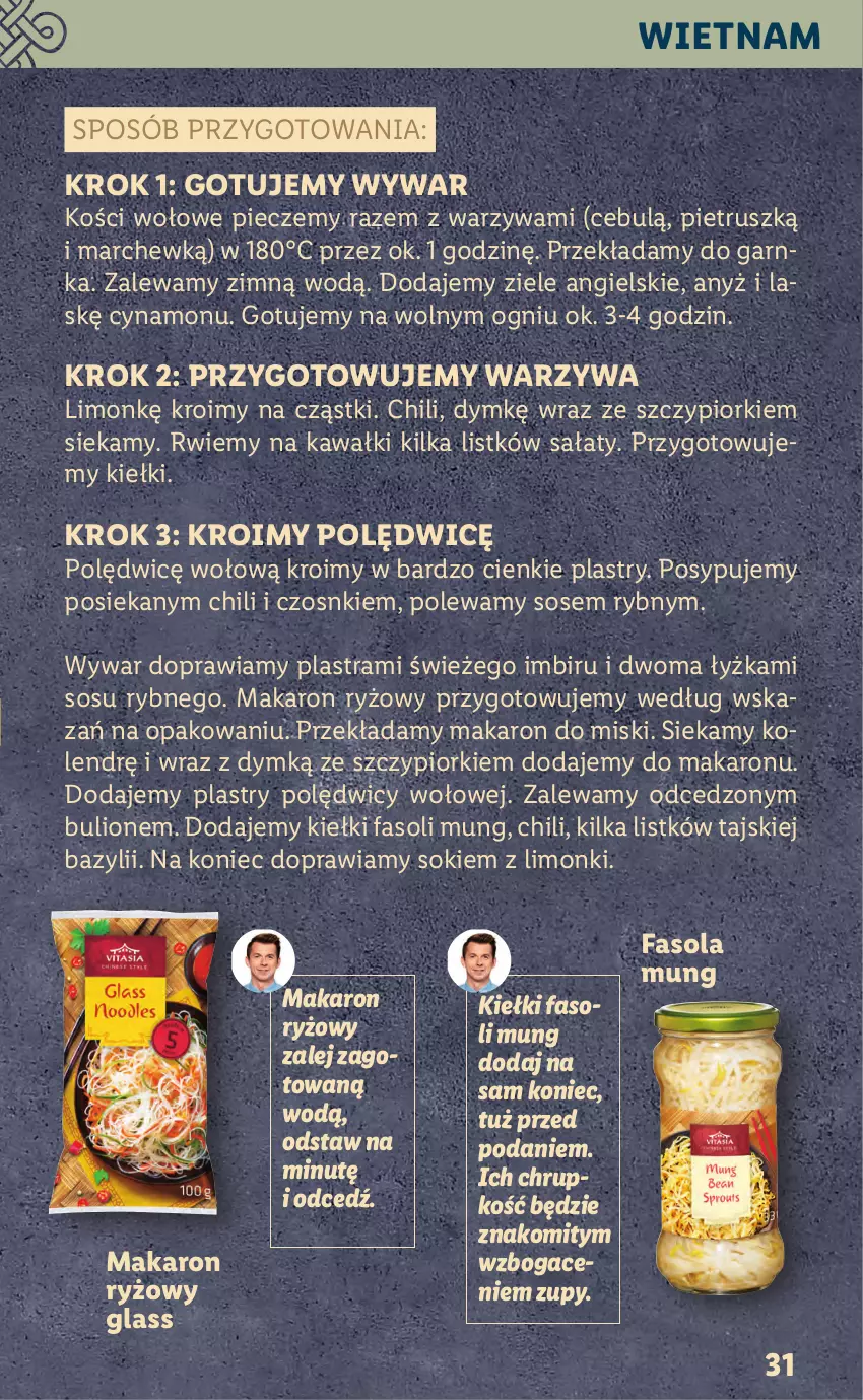 Gazetka promocyjna Lidl - KATALOG VITASIA - ważna 22.01 do 29.01.2022 - strona 31 - produkty: Bazyl, Bulion, Fa, Fasola, Fasoli mung, Imbir, Kawa, Kiełki, Lion, Makaron, Makaron ryżowy, Piec, Ryż, Sałat, Sok, Sos, Warzywa, Ziele angielskie