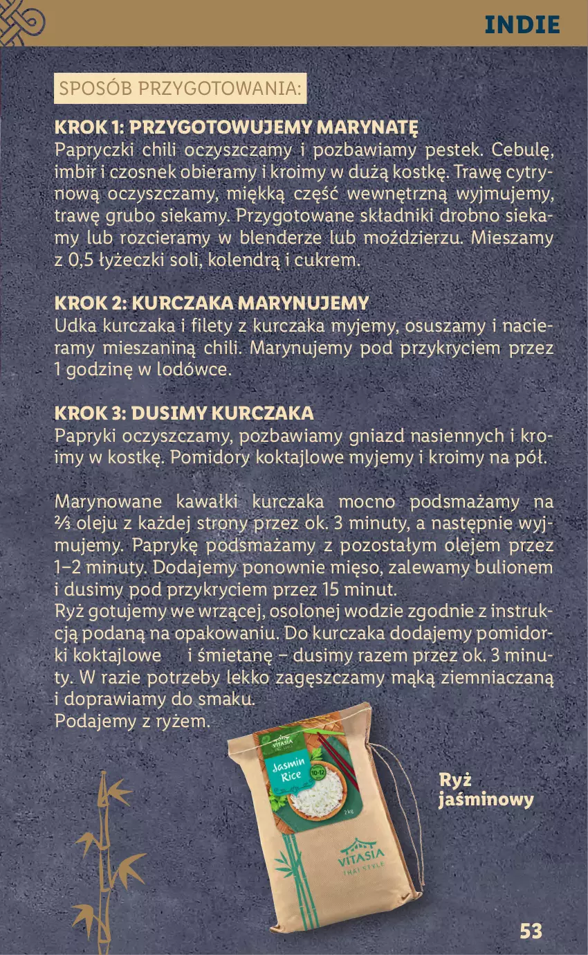 Gazetka promocyjna Lidl - KATALOG VITASIA - ważna 22.01 do 29.01.2022 - strona 53 - produkty: Blender, Bulion, Czosnek, Imbir, Kawa, Kurczak, Lion, Mięso, Nuty, Olej, Pomidorki, Pomidory, Ryż, Stek