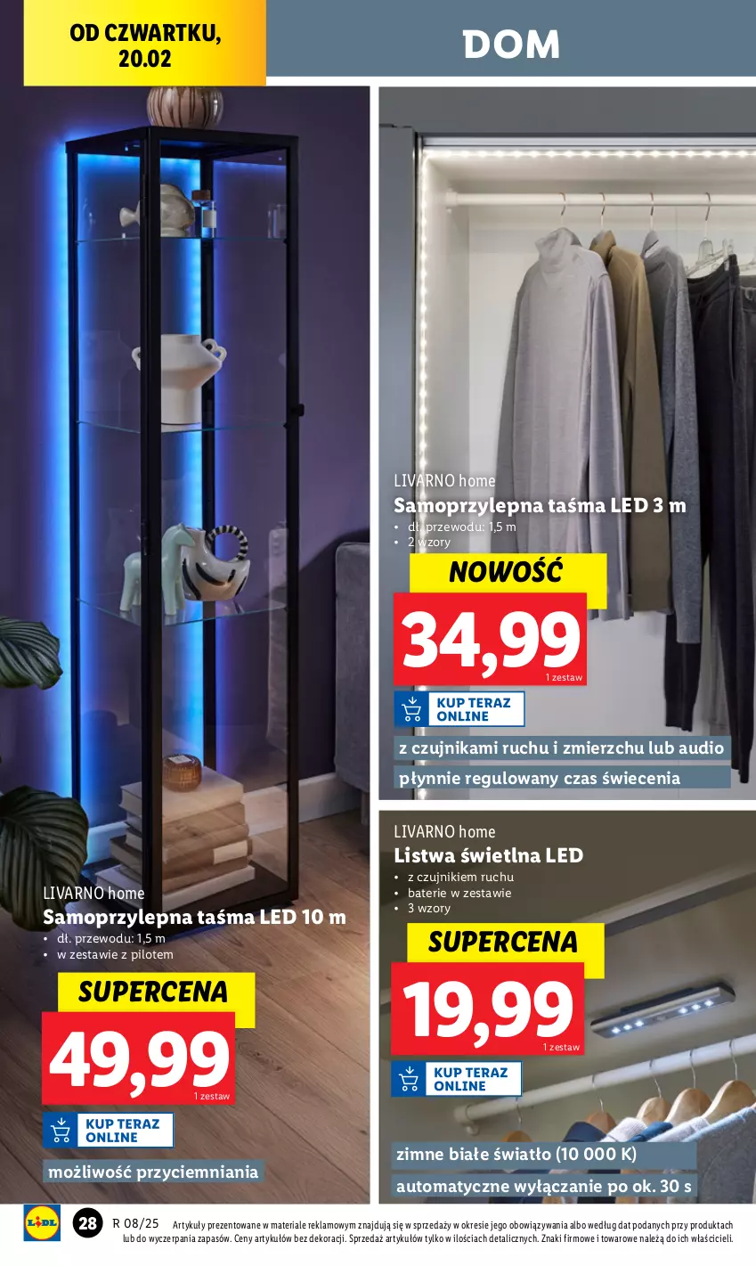 Gazetka promocyjna Lidl - GAZETKA - ważna 17.02 do 22.02.2025 - strona 28 - produkty: Ivar, Listwa, Mop