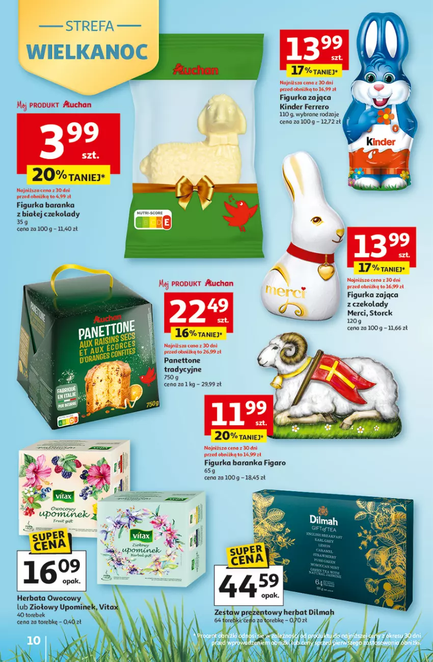 Gazetka promocyjna Auchan - Gazetka 30 Lat Hipermarket Auchan - ważna 31.03 do 04.04.2026 - strona 10 - produkty: Fa, Ferrero, Herbata, Kinder, Merci