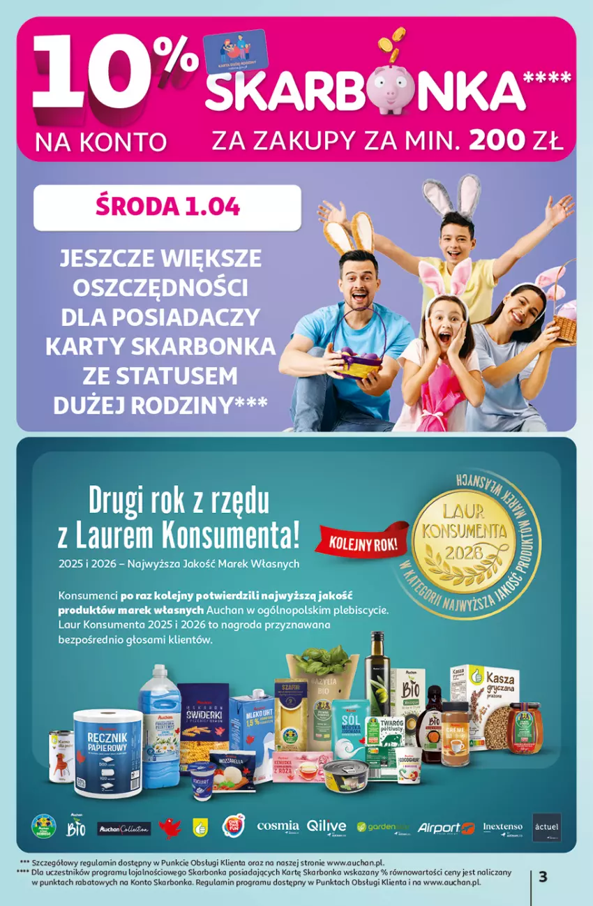 Gazetka promocyjna Auchan - Gazetka 30 Lat Hipermarket Auchan - ważna 31.03 do 04.04.2026 - strona 3 - produkty: Gra