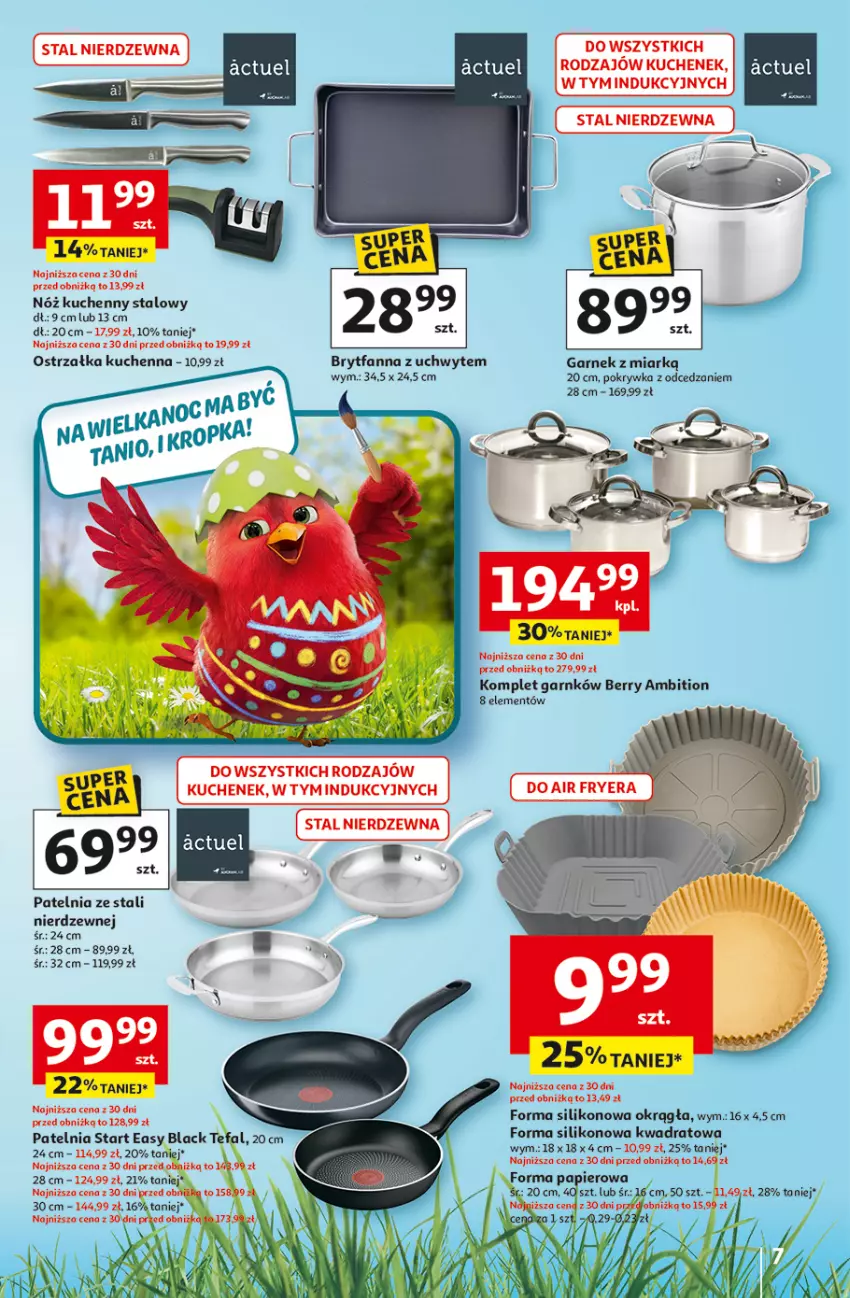 Gazetka promocyjna Auchan - Gazetka 30 Lat Hipermarket Auchan - ważna 31.03 do 04.04.2026 - strona 7 - produkty: Fa, Garnek, Lack, Patelnia, Tefal