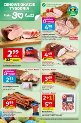 Gazetka promocyjna Auchan - Gazetka 30 Lat Hipermarket Auchan - Gazetka - ważna od 04.04 do 04.04.2026 - strona 24 - produkty: Polędwica, Krakus, Gra, Szynka, Boczek, Kabanos, Kiełbasa