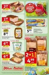 Gazetka promocyjna Auchan - Gazetka 30 Lat Hipermarket Auchan - Gazetka - ważna od 04.04 do 04.04.2026 - strona 25 - produkty: Sałatka, Ciasto francuskie, Sok, Sokołów, Pasztet, Sałat, Szynka, Morliny, Boczek, Gala