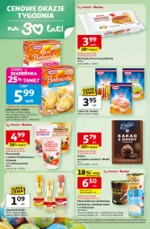 Gazetka promocyjna Auchan - Gazetka 30 Lat Hipermarket Auchan - Gazetka - ważna od 04.04 do 04.04.2026 - strona 26 - produkty: Ser, Róża, Dr. Oetker, Mola, Marmolada, E. Wedel, Deser, Delecta, Kakao, Biszkopty, Babeczki, Kokos