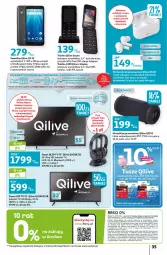 Gazetka promocyjna Auchan - Gazetka Oferta Rewelacyjne słodkości Hipermarket Auchan - Gazetka - ważna od 22.03 do 22.03.2023 - strona 35 - produkty: LED TV, Top, Sos, Por, Telefon, Słuchawki, Głośnik, Kosz, Tarka, HD ready, Bateria, Latarka, Telewizor, Obraz, Orka, Smartfon, Fa