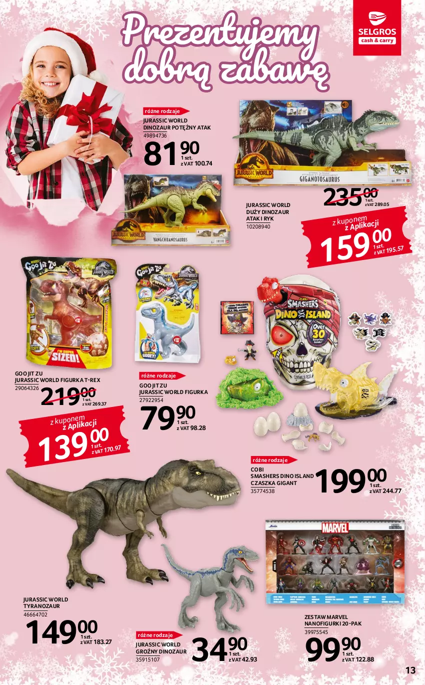 Gazetka promocyjna Selgros - Katalog Zabawki - ważna 22.04 do 31.12.2022 - strona 13 - produkty: Dinozaur, Isla, Jurassic World