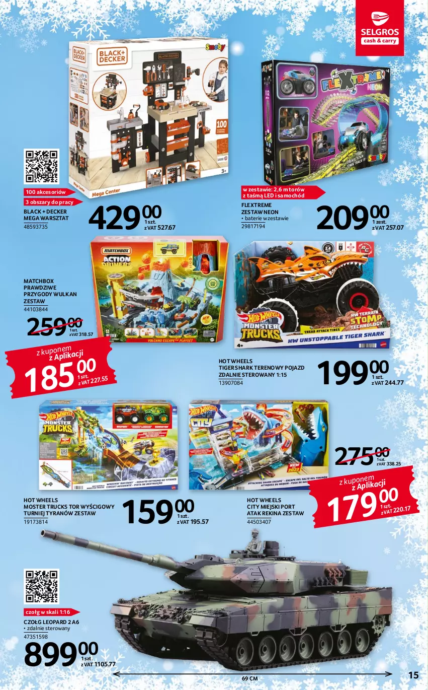 Gazetka promocyjna Selgros - Katalog Zabawki - ważna 22.04 do 31.12.2022 - strona 15 - produkty: Hot Wheels, Lack, Pojazd, Por, Samochód, Tiger, Tor wyścigowy