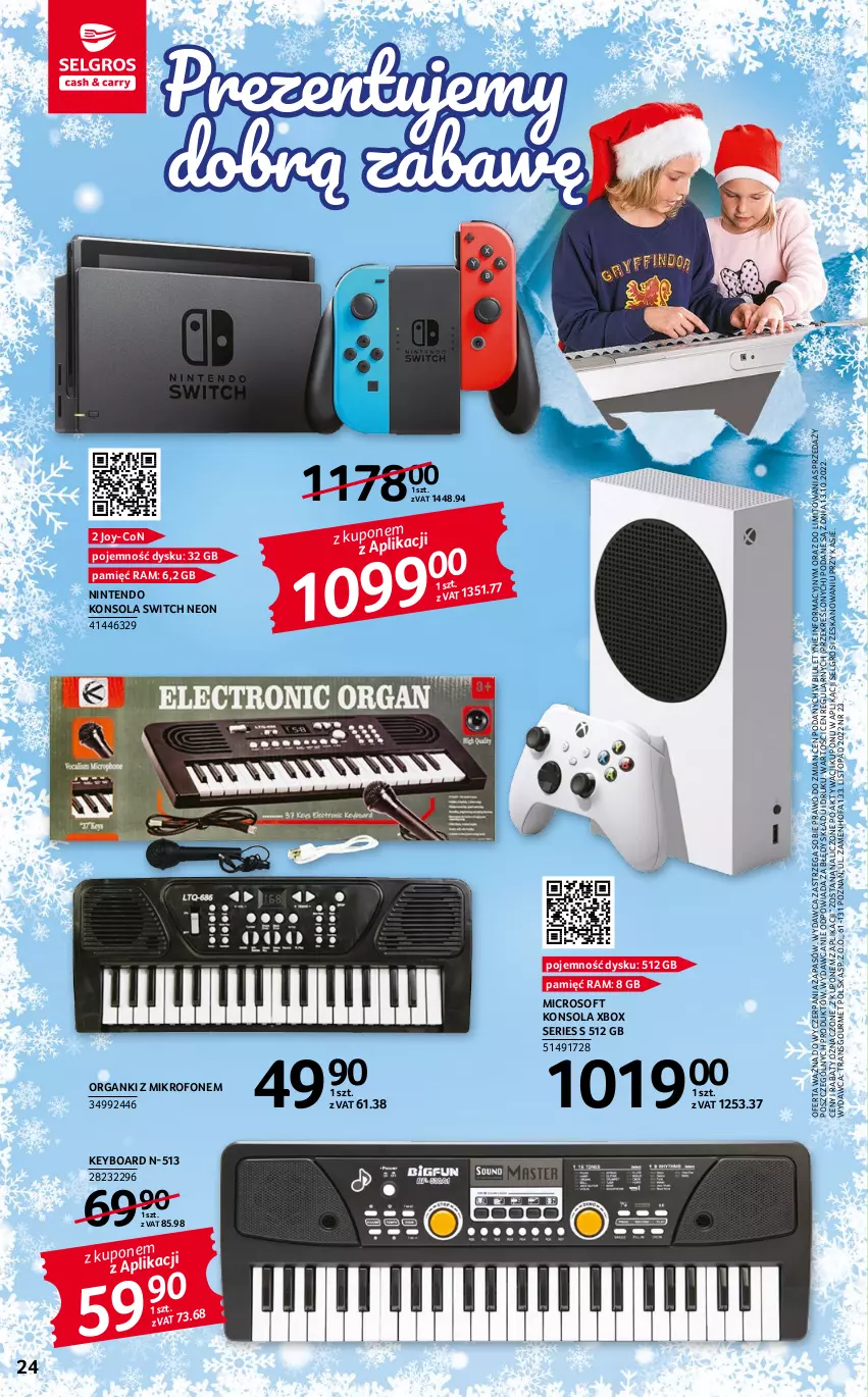 Gazetka promocyjna Selgros - Katalog Zabawki - ważna 22.04 do 31.12.2022 - strona 24 - produkty: Fa, Konsola, LG, Mikrofon, Ser, Top, Tran, Xbox