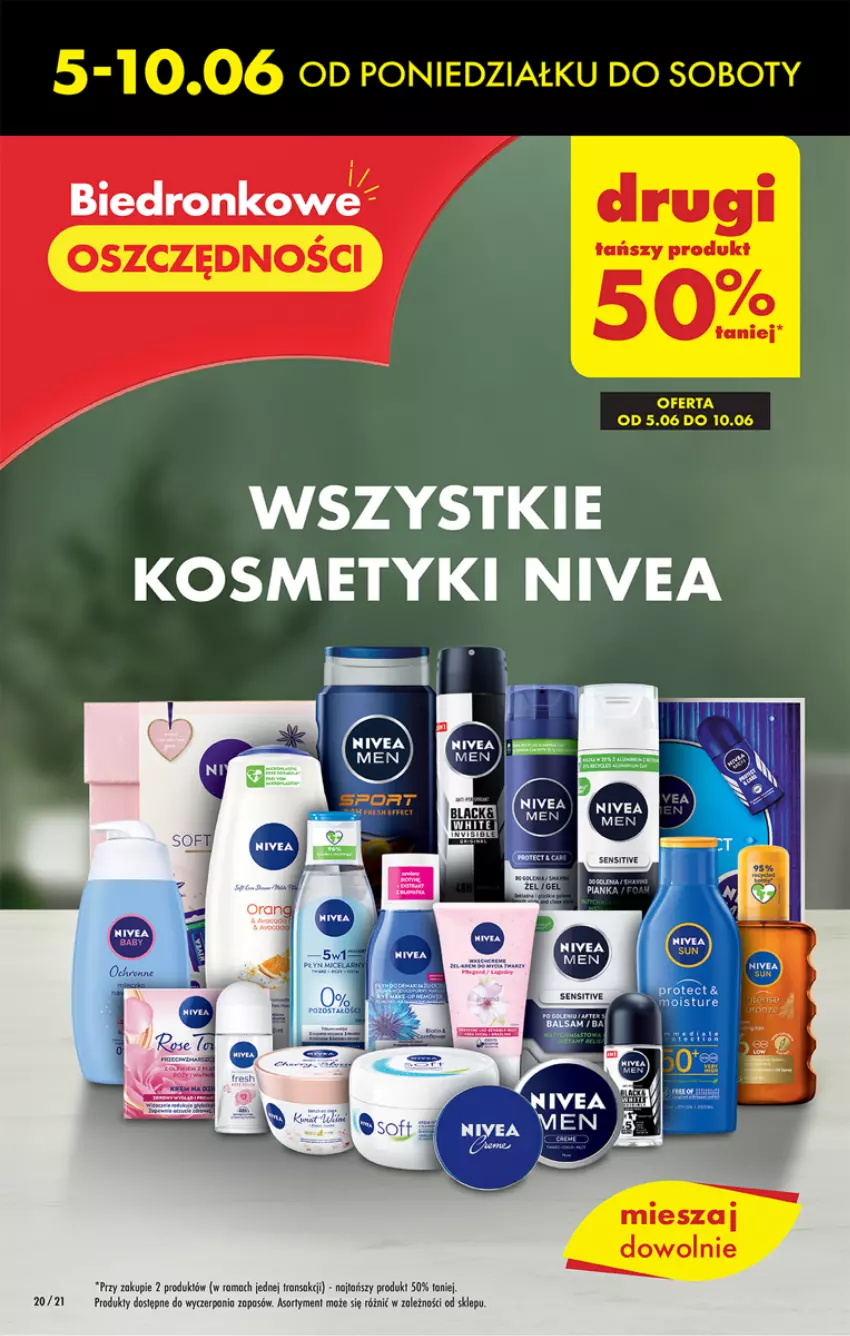 Gazetka promocyjna Biedronka - ważna 05.06 do 10.06.2023 - strona 20 - produkty: Dron, Nivea, Rama, Tran