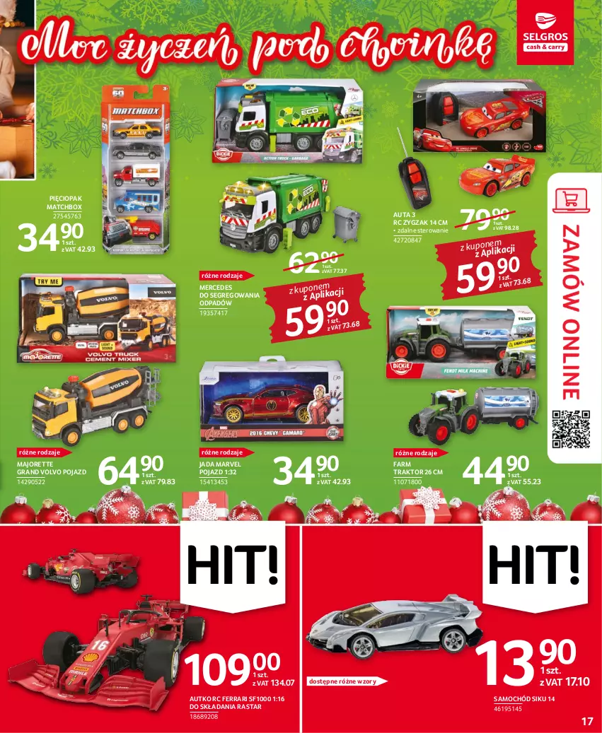 Gazetka promocyjna Selgros - Oferta przemysłowa - ważna 01.12 do 14.12.2022 - strona 17 - produkty: Fa, Gra, Pojazd, Samochód, Traktor