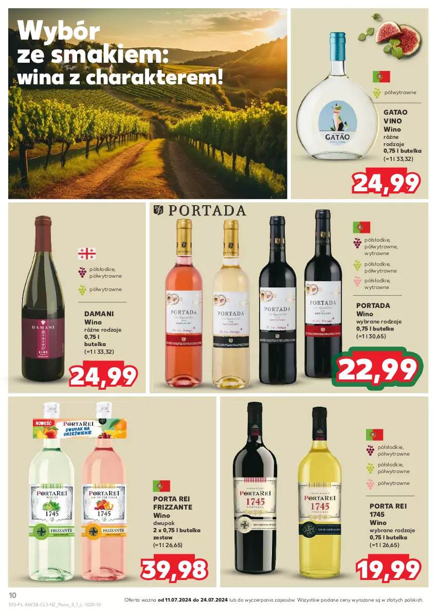 Gazetka promocyjna Kaufland - Barek Kauflandu - ważna 11.07 do 24.07.2024 - strona 10 - produkty: Por, Portada, Wino