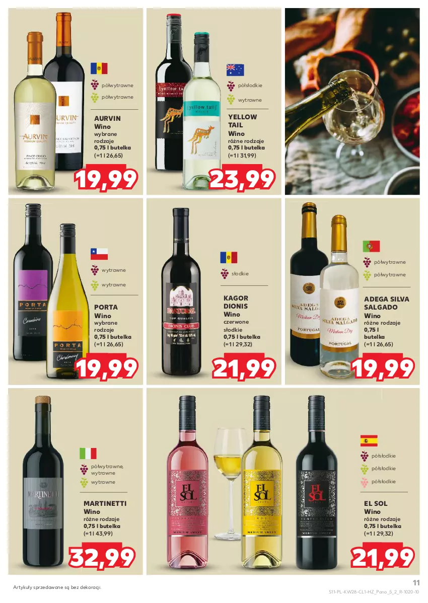 Gazetka promocyjna Kaufland - Barek Kauflandu - ważna 11.07 do 24.07.2024 - strona 11 - produkty: Dega, LG, Por, Wino, Wino czerwone