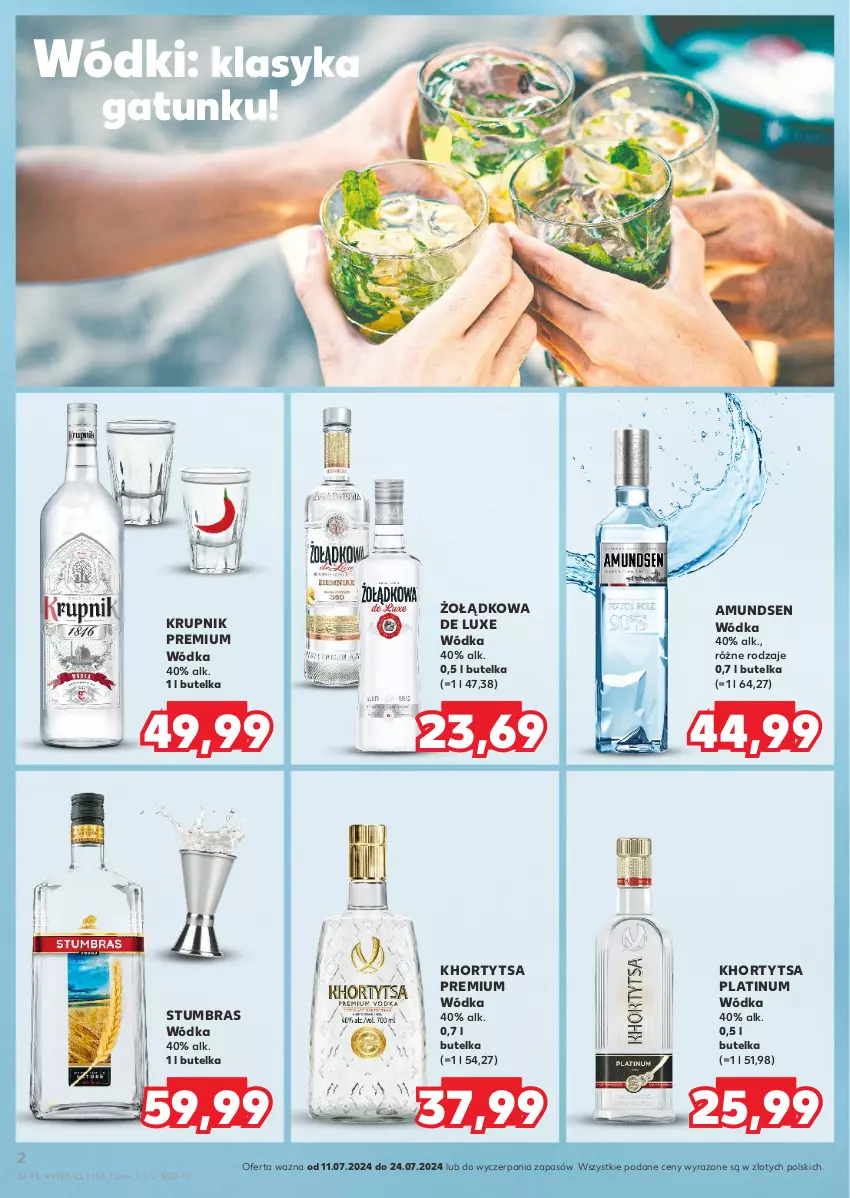 Gazetka promocyjna Kaufland - Barek Kauflandu - ważna 11.07 do 24.07.2024 - strona 2 - produkty: Amundsen, Krupnik, Wódka