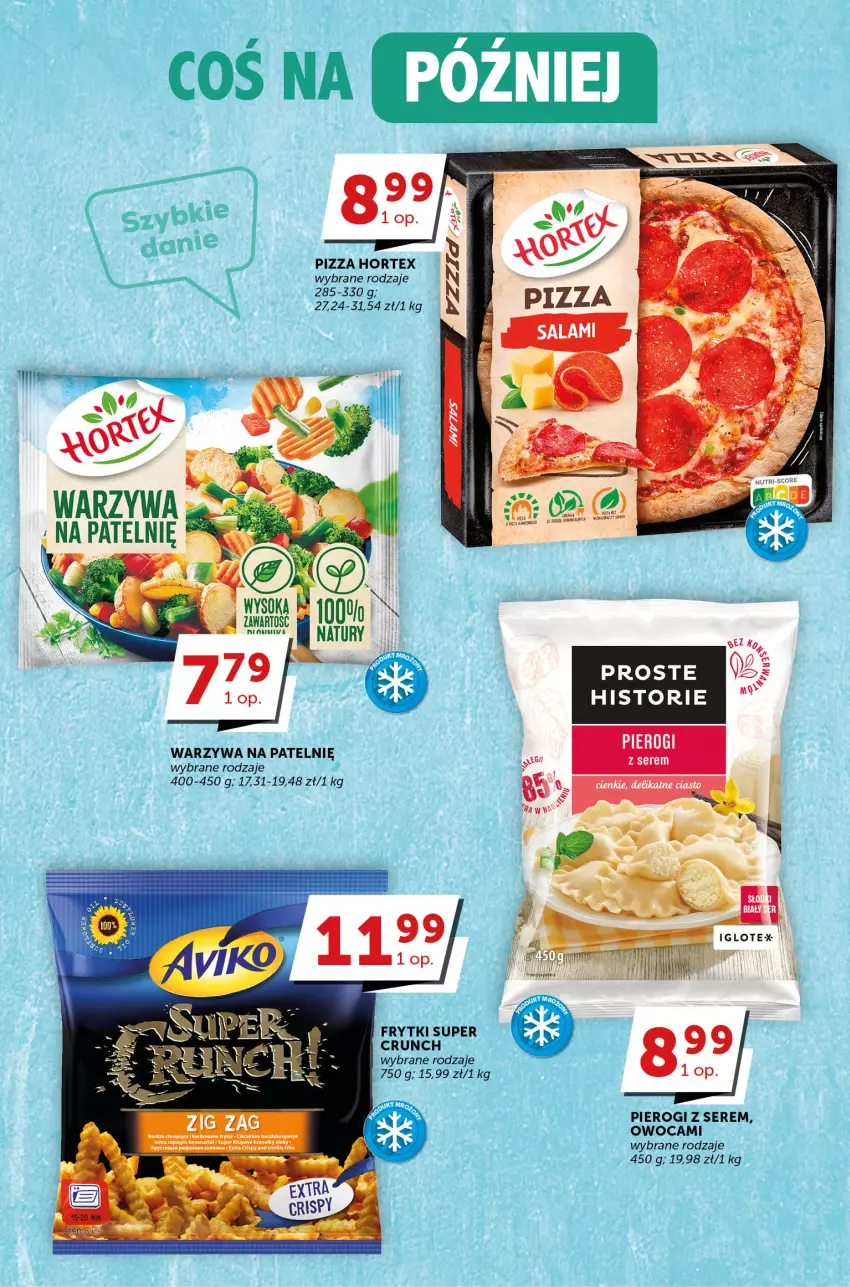 Gazetka promocyjna Groszek - ważna 18.05 do 30.05.2023 - strona 8 - produkty: Fa, Frytki, Hortex, Pierogi, Pizza, Ser, Sok, Warzywa