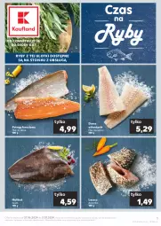 Gazetka promocyjna Kaufland - Mocny Start - Gazetka - ważna od 03.07 do 03.07.2024 - strona 1 - produkty: Halibut, Sos, Tusz, Pstrąg, Dorsz, Pstrąg łososiowy