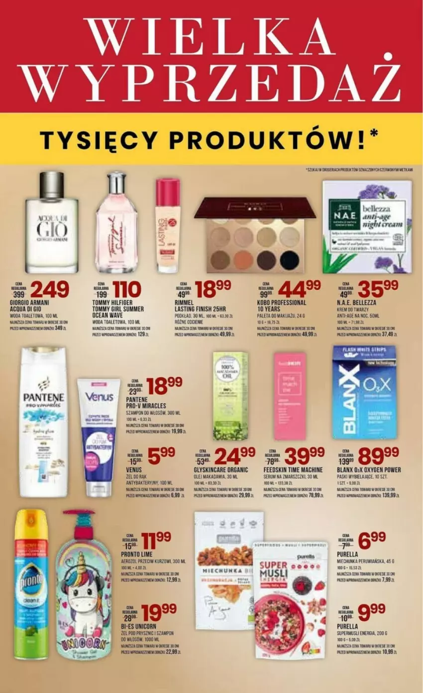 Gazetka promocyjna Drogerie Natura - ważna 22.08 do 04.09.2023 - strona 9 - produkty: Giorgio Armani, Mus