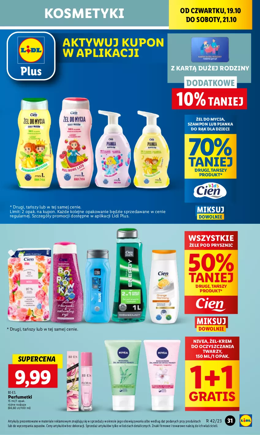 Gazetka promocyjna Lidl - GAZETKA - ważna 19.10 do 21.10.2023 - strona 37 - produkty: Chleb, Dzieci, Gra, Nivea, Olej, Perfum, Ser, Szampon