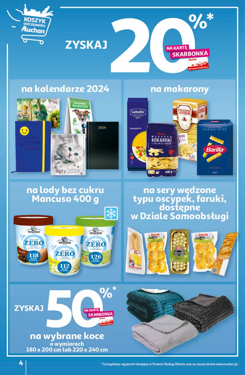 Gazetka promocyjna Auchan - Gazetka Ceny w dół Część 1 Hipermarket Auchan - ważna 03.01 do 10.01.2024 - strona 4 - produkty: Barilla, LG