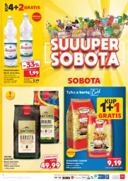 Gazetka promocyjna Kaufland - Gazetka tygodnia - Gazetka - ważna od 02.10 do 02.10.2024 - strona 4 - produkty: Makaron, Mus, Gra, Kawa ziarnista, Kawa, O nas, Babuni, Muszynianka, Woda mineralna, Jacobs, Woda