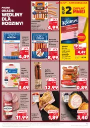 Gazetka promocyjna Kaufland - Gazetka tygodnia - Gazetka - ważna od 02.10 do 02.10.2024 - strona 43 - produkty: Kurczak, Polędwica, Krakus, Por, Gra, Kurczak gotowany, Kiełbasa krakowska, Parówki, Duda, Szynka, Tarczyński, Sport, Morliny, Boczek, Frankfurterki, Kiełbasa, Olewnik