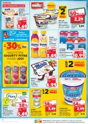 Gazetka promocyjna Kaufland - Gazetka tygodnia - Gazetka - ważna od 02.10 do 02.10.2024 - strona 50 - produkty: Ryż na mleku, Jogurt naturalny, Ser, Ryż, Danone, Jogurt, Mlekovita, Actimel, Müller, Danio, Deser, Flora, Waga, Napój, Jogurt pitny, Monte, Mleko