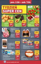 Gazetka promocyjna Aldi - Oferta weekendowa - Gazetka - ważna od 07.06 do 07.06.2025 - strona 2 - produkty: Piec, Krakus, Szynka premium, Brie, Truskawki, Karkówka wieprzowa, Mięsne specjały, Ziemniaki, Golden Seafood, Szynka, Boczek, Tuńczyk, Frankfurterki