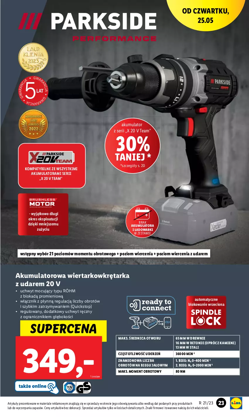 Gazetka promocyjna Lidl - GAZETKA - ważna 22.05 do 27.05.2023 - strona 27 - produkty: Akumulator, Gra, Ser, Top